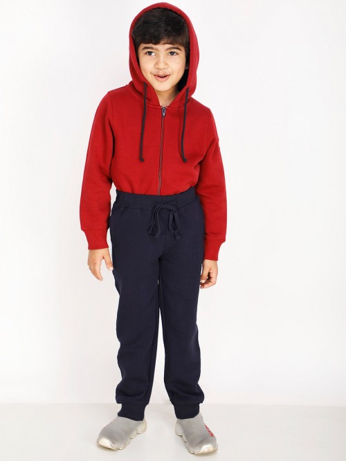 Boy Tie Knot Joggers In Navy